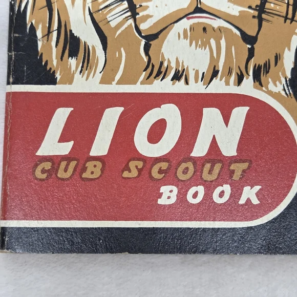 Vintage 1948 Lion Cub Scout Book BSA Handbook Mid-Century Ephemera - Picture 2 of 11